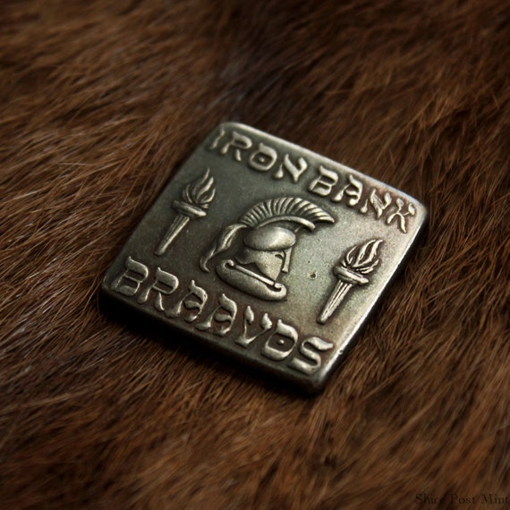 The Square Iron Bank of Braavos Coin A Game of Thrones by maringer