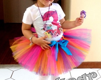 Birthday My Little pony Shirt + Tutu Outfit (any age)