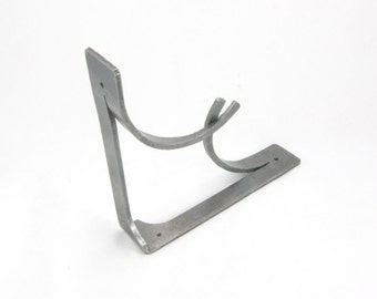 Metal Shelf Brackets, 10" Shelf Bracket, Hand forged shelf bracket, blacksmith made shelf bracket