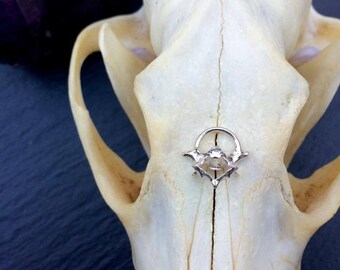 VERTABRAE SEPTUM RING ** Tarnish free & Hypoallergenic