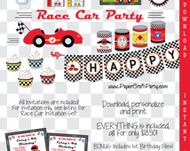 Unique race car labels related items | Etsy