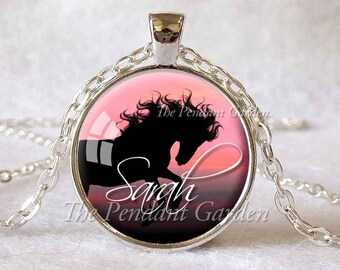 PERSONALIZED HORSE PENDANT Custom Horse Necklace Personalized Necklace Horse Jewelry Horse Lover Gift for Horse Lover Equestrian Jewelry