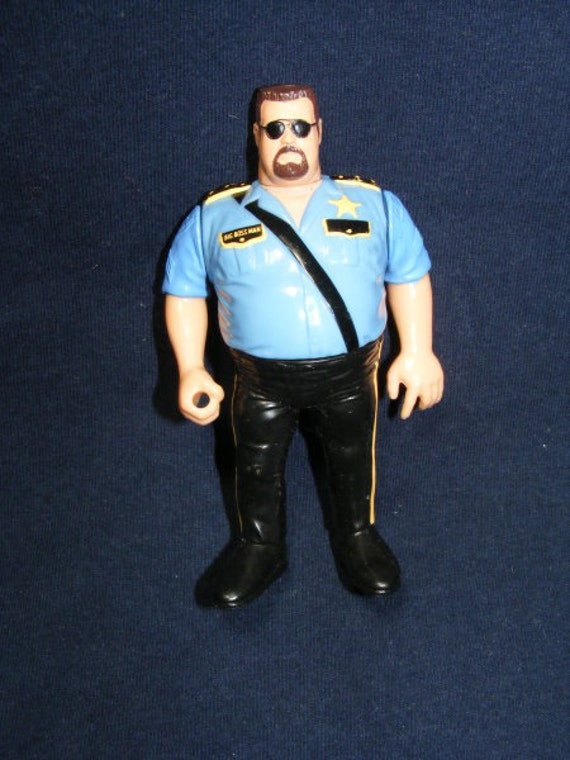 Items similar to Big Boss Man Action Figure, WWF, Wrestler, Wrestlers ...