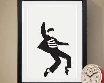 Elvis Poster Music Poster Art Print
