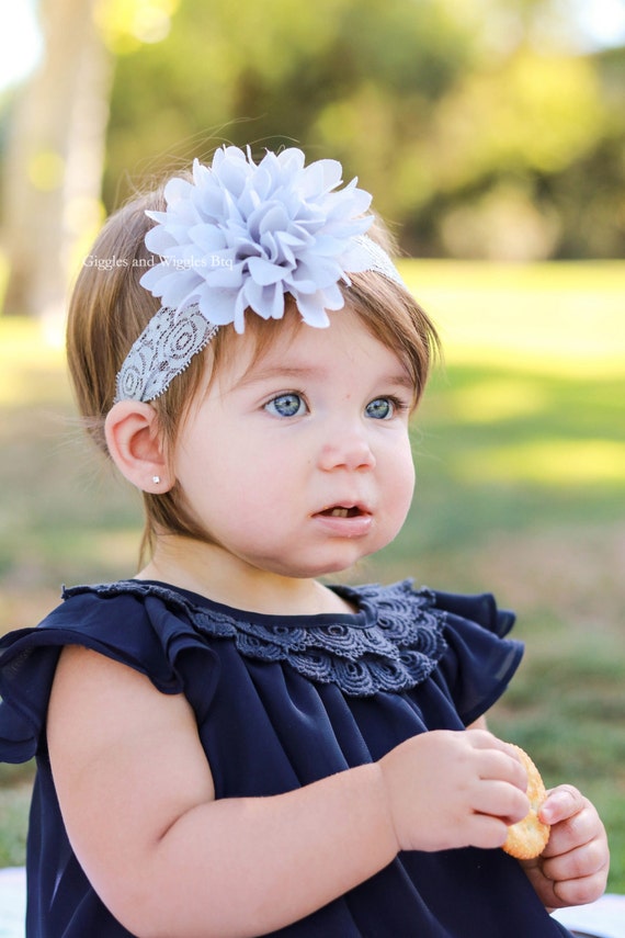 gray flower newborn toddler baby children headband hair baby headbands gray flower easter baby newborn to gray flower newborn toddler baby children headband hair baby headbands gray flower easter baby newborn to