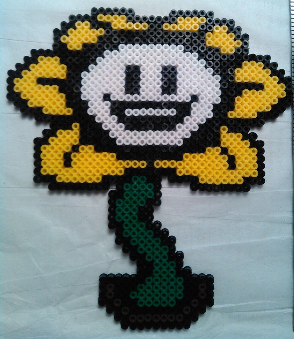 Flowey Undertale Perler Beads
