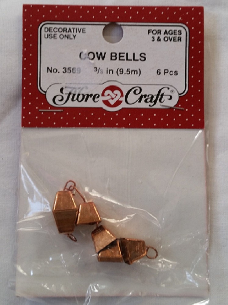 Miniature cow bells craft cow bells