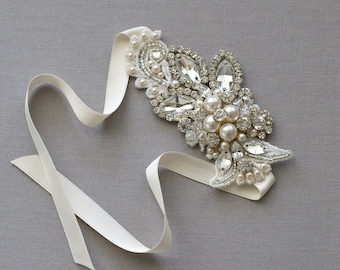 Amelia Bridal Cuff, Wedding Bracelet