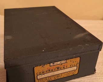 Vintage 1950s Kodak Kodaslide Compartment Box - Slide Storage Tray Box