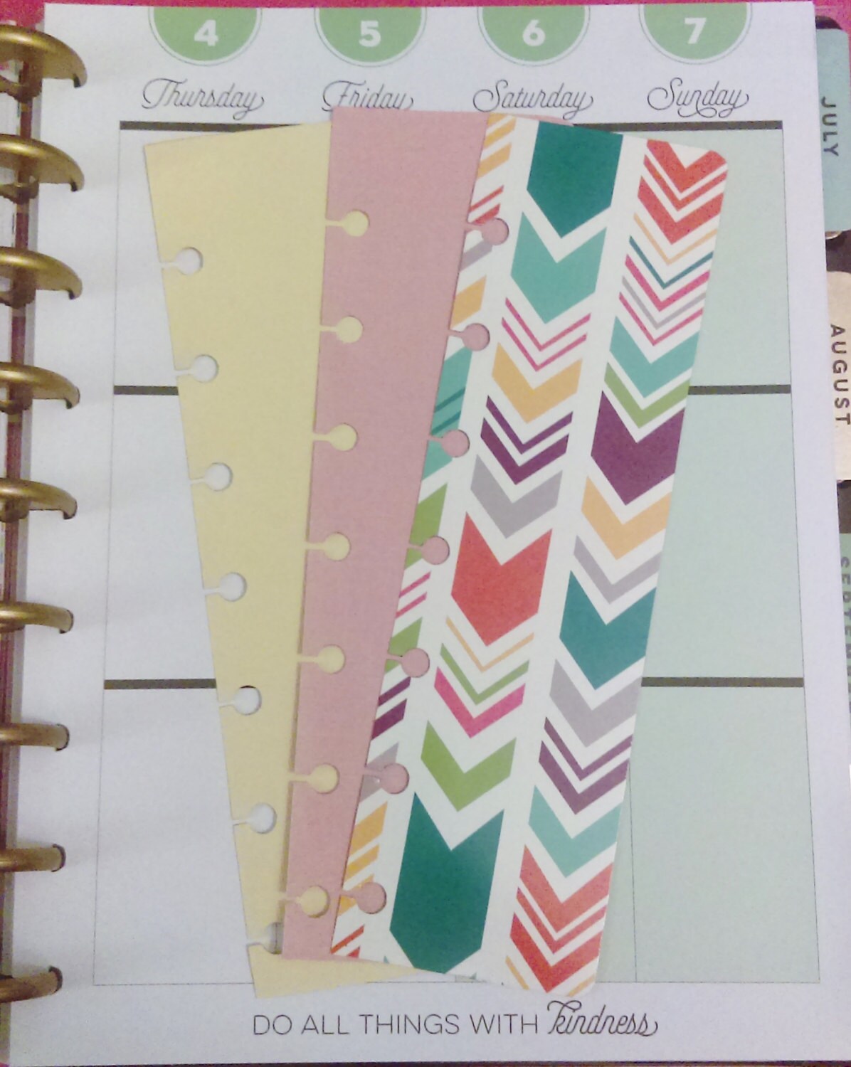 Happy Planner Bookmarks Planner Accessories Planner Insert