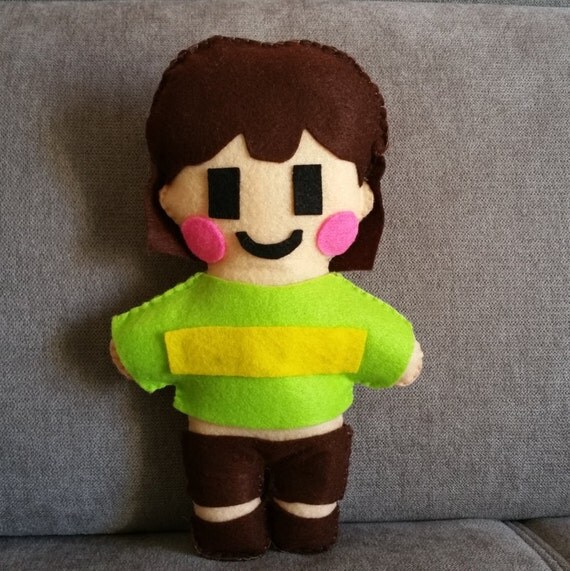 Felt handmade plush Chara unofficial from Undertalefelt