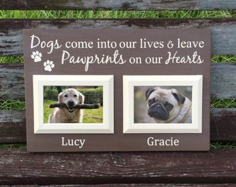 Pet loss gift - Personalized Dog Frame - Pet Sign - Pet Sympath Gift - Dog Photo Frame - Dog Memorial Frame - Pet Lover Gift - Loss of Dog