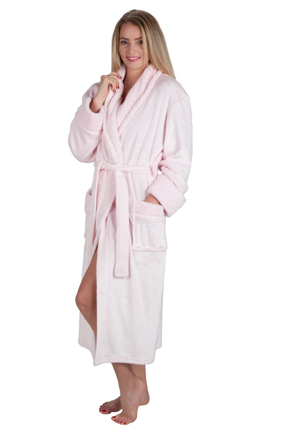 Women's 48 Spa Style Full Length Robe with Velvet