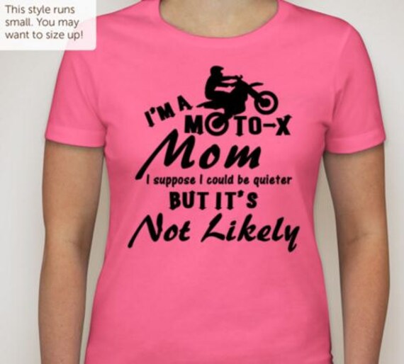 Motocross Mom tshirt Proud motox racer mom shirt sports fan