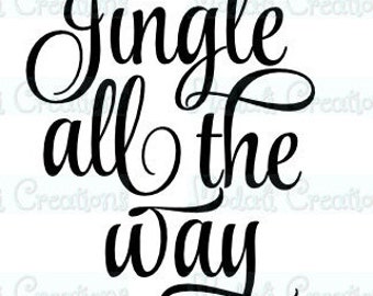 Jingle all the way SVG