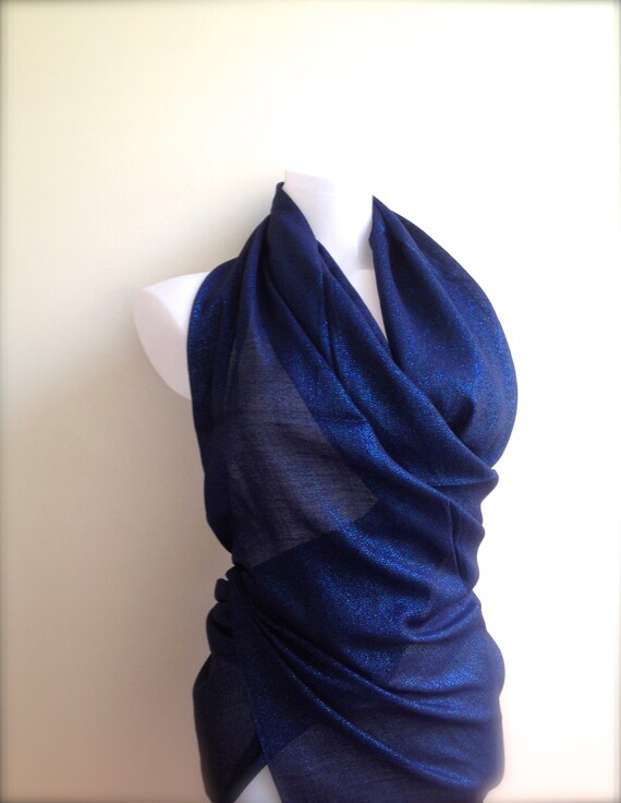 navy blue wedding shawl