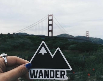 Traveler Kit and Co Sticker Wander Adventure Travel Decal Car Laptop Road trip Explore Wanderlust Wunderlust