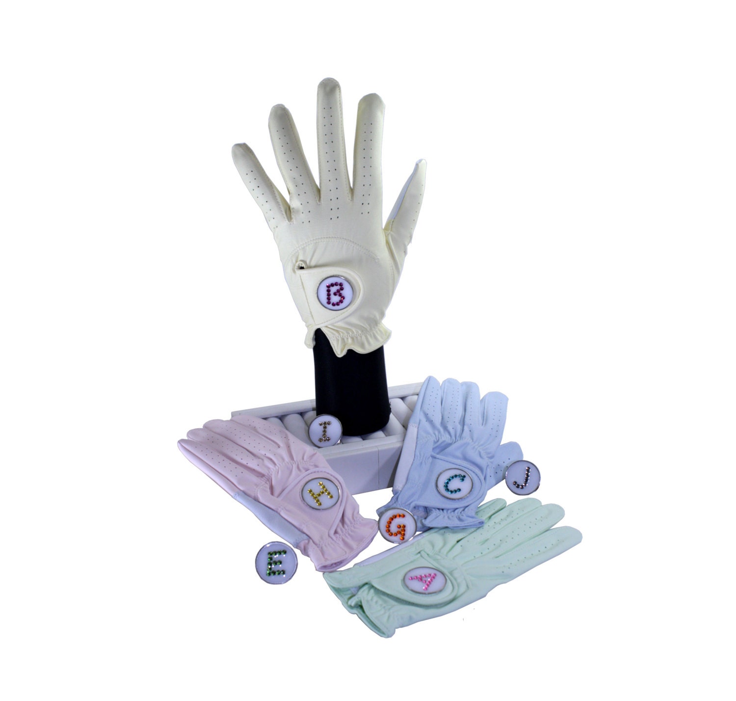 Women's Golf Glove Custom Crystal Ball Marker