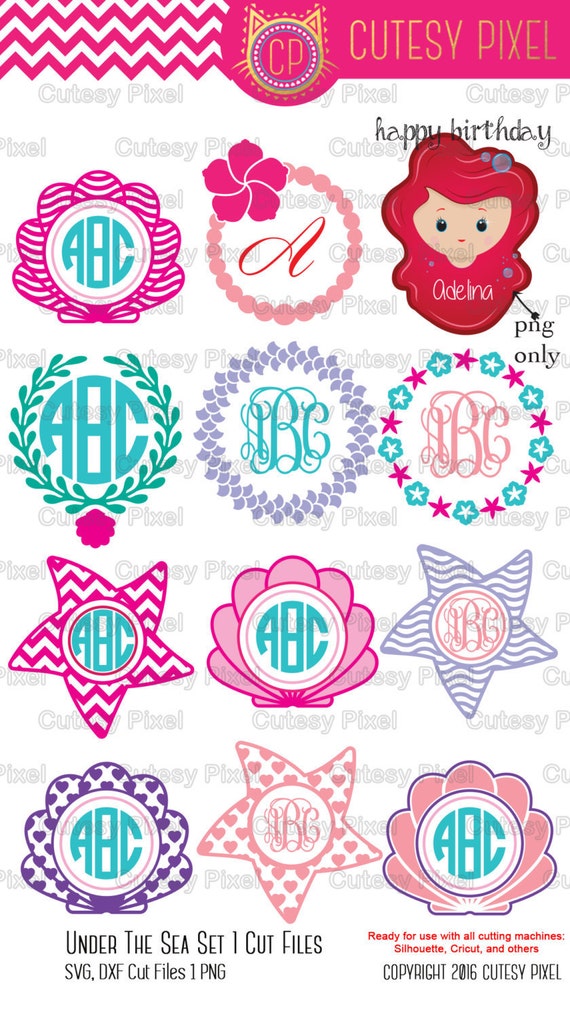 Mermaid designs SVG Cut Files for Vinyl Cutters mermaid svg