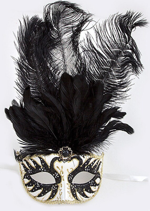 Masquerade Mask Eyes Wide Shut Mask Glittered Swan By Scarlettaa