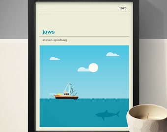 Jaws Movie Poster - Movie Poster, Movie Print, Film Poster, Film Print