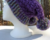 With Color options,Jester hat with pom poms,slouchy hat,handmade crochet