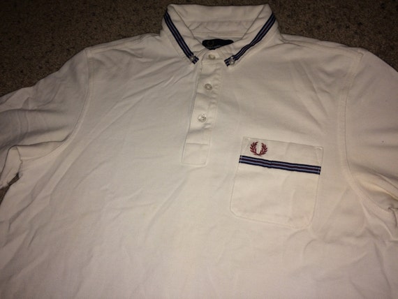 Sale Vintage FRED PERRY Tennis Polo Shirt Skinhead oi tee