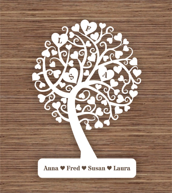 Free Free 202 Heart Family Tree Svg SVG PNG EPS DXF File