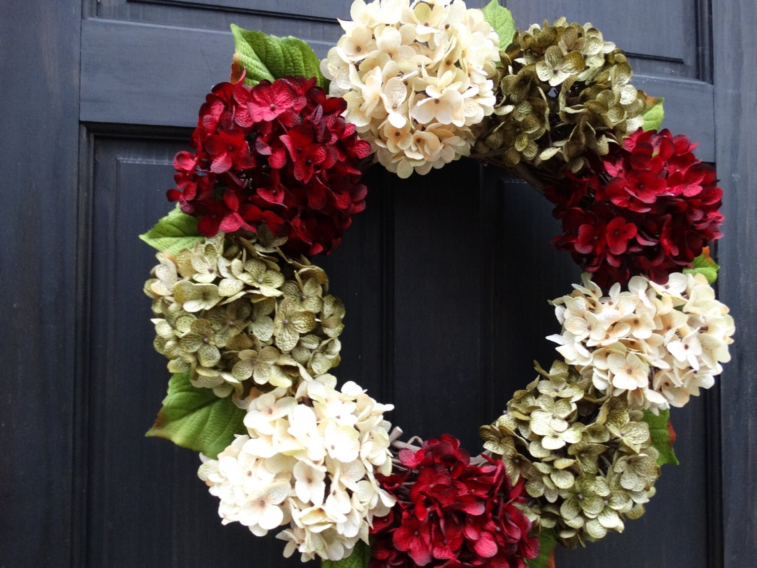 Modern Christmas Wreath for Front Door Holiday Wreath Front