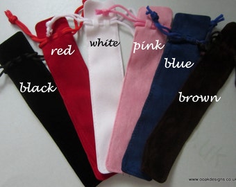 Velvet Finish Sleeves for Pens Fit Most Pens 17.5 x 3.5 cms Approx