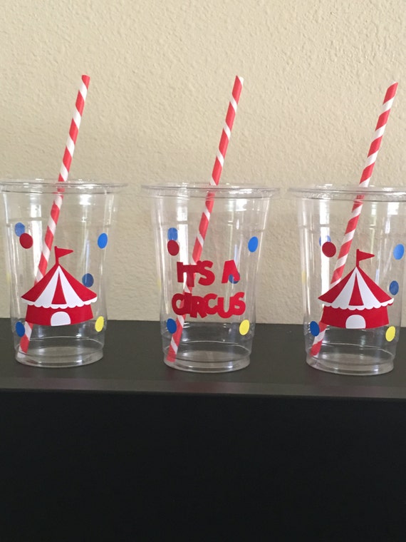 Circus Party Cups carnival party cups