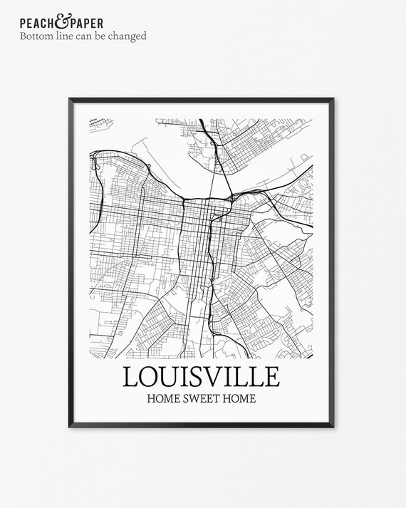 City map Louisville Kentucky 3 10 PDF