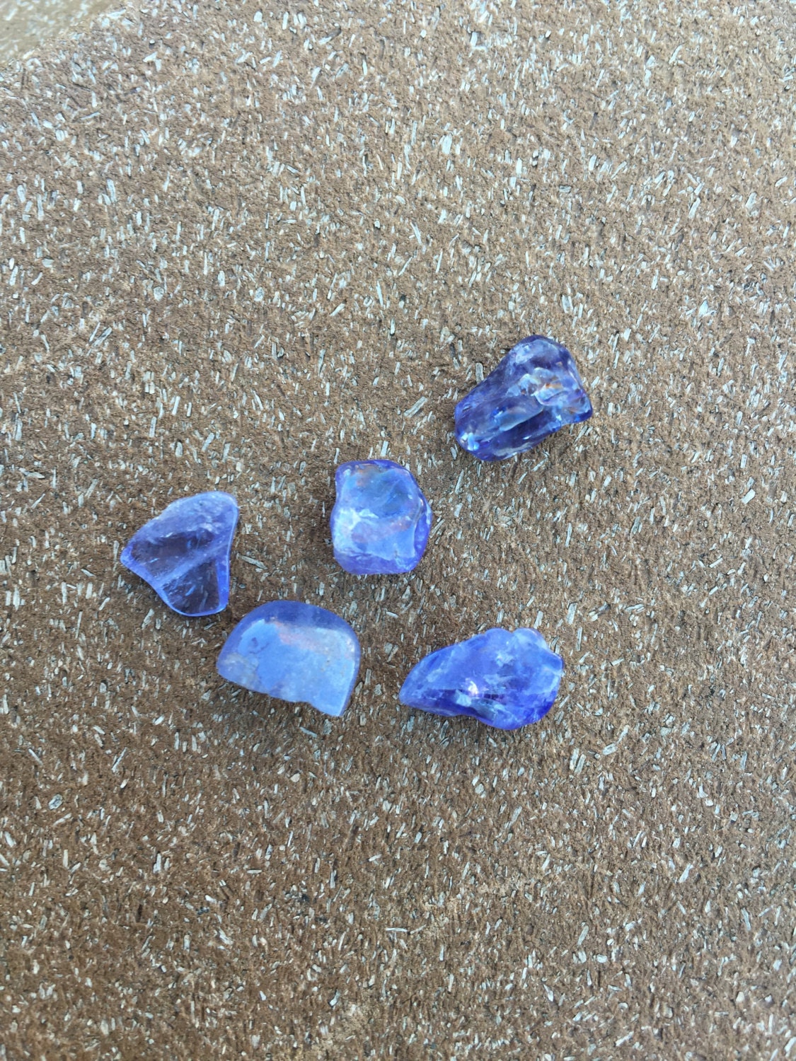 Tanzanite Grade A Tumbled and Polished by BlueRayHealingRain