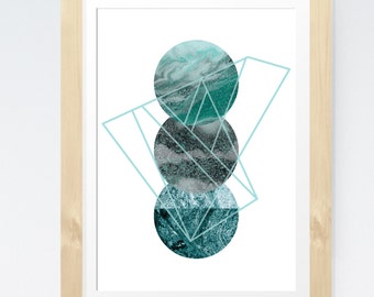 Geometric Print, Abstract Art, Marble Print, Minimalist Art, Scandinavian Print, Mid Century Modern Print, Abstract Poster, Minimal Print