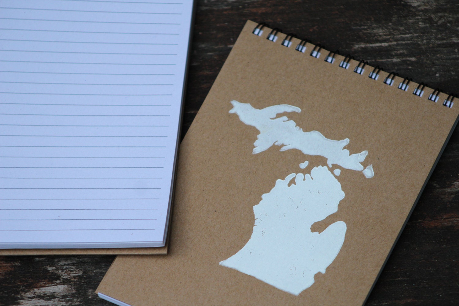 Michigan Notebook Michigan Journal Kraft Paper Notebook