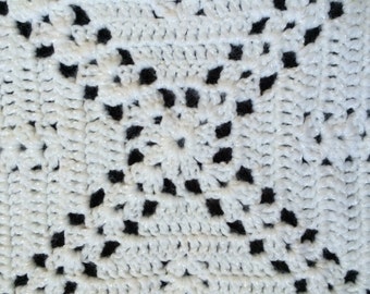 Crochet Square Baby Blanket