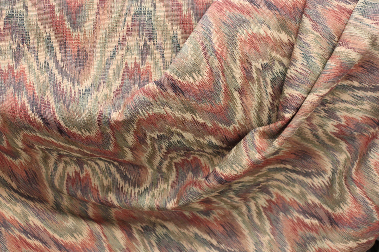 Fabric, Flame Stitch upholstery fabric, Woven, For Upholstery, Drapery ...