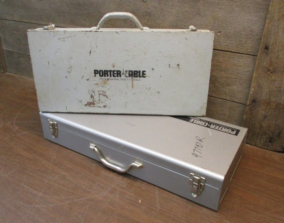 2 Porter Cable Power Tools Metal Carrying Cases Only Shop