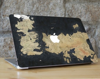 Game of Thrones Macbook Skin, Game of Thrones, Westerns Skin, Game of Thrones Map, Macbook Sticker, Macbook Skin, For all Macbook Models