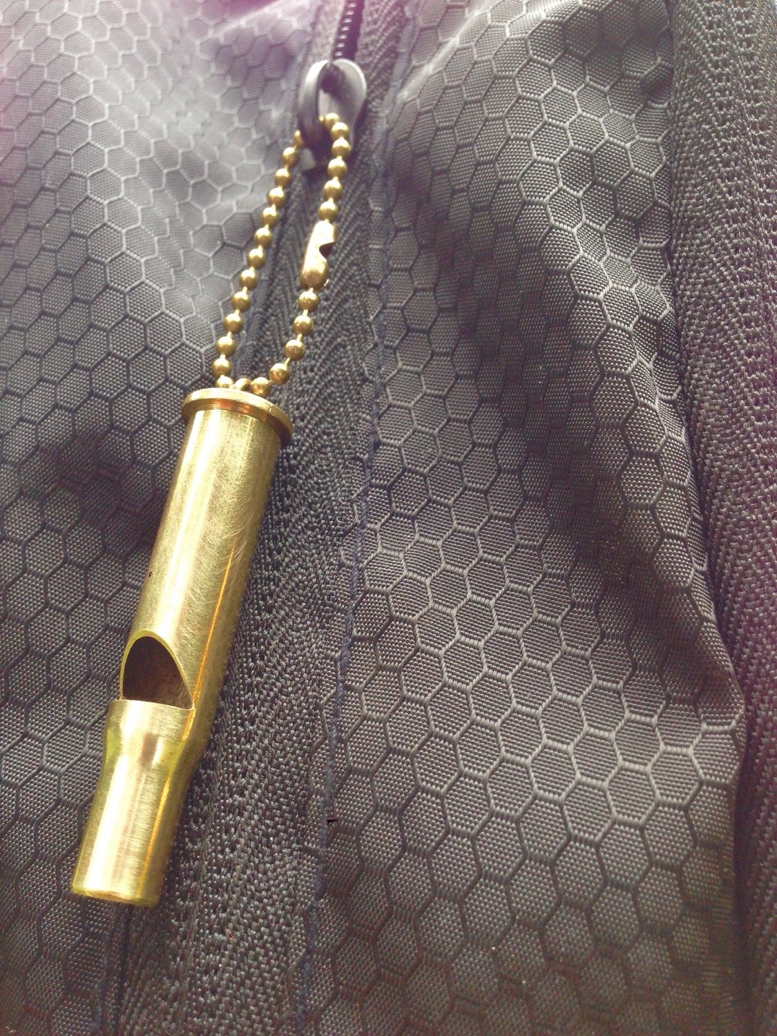 3030 Win brass shell casing survival whistle by JDCDDesign