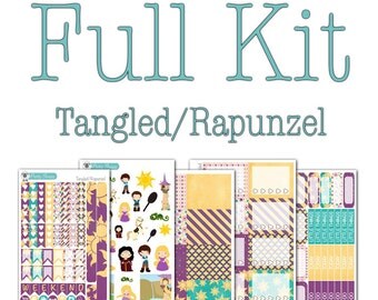 Tangled (Rapunzel) Collection - Disney Planner Stickers