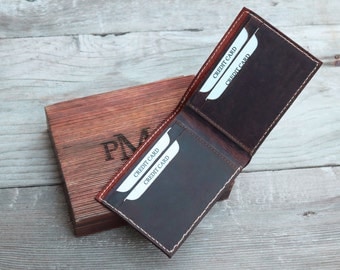 Groomsmen wallet, personalized leather, personalized wallet, groomsman gift box, gift Box, wedding gift, engraved leather wallet, custom box