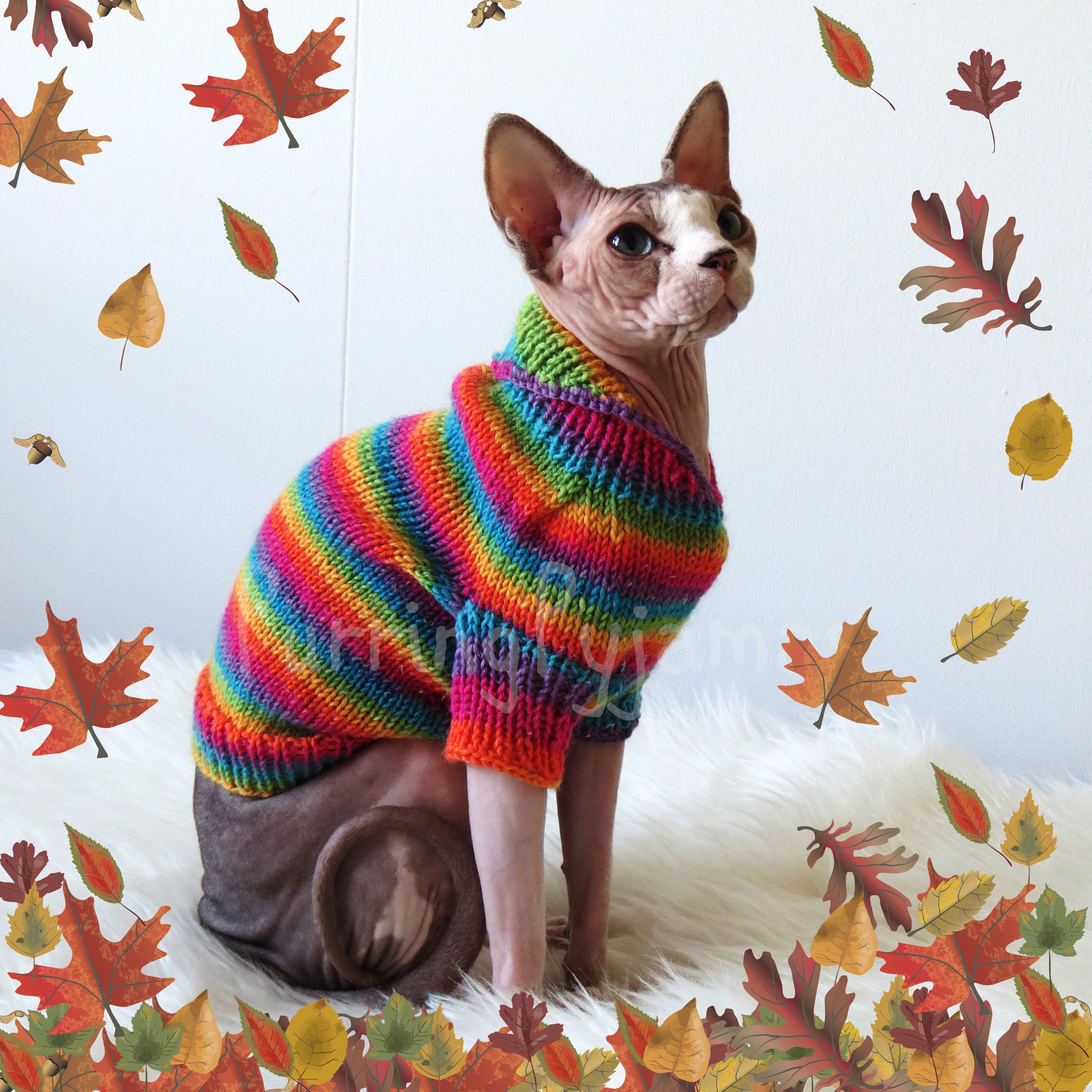 Handmade cat clothes for every kitty around the by PurringPyjamas