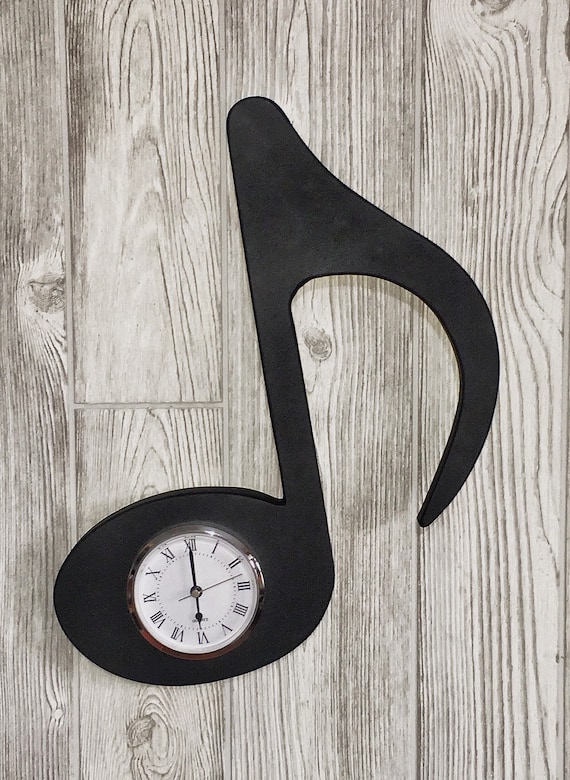 Music Note wall Clock
