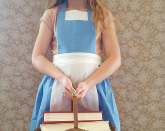 Belle Costume Peasant inspired dress up apron