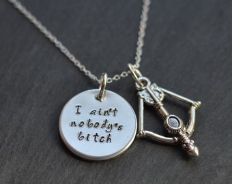 The Walking Dead, Daryl Dixon, Zombie Gift, Zombie Jewelry, The Walking Dead Gift, Rick Grimes, TWD, Norman Reedus, Cosplay, Geeky Gift