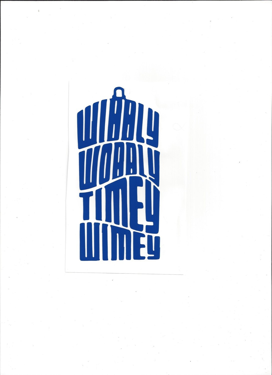 Wibbly Wobbly Timey Wimey