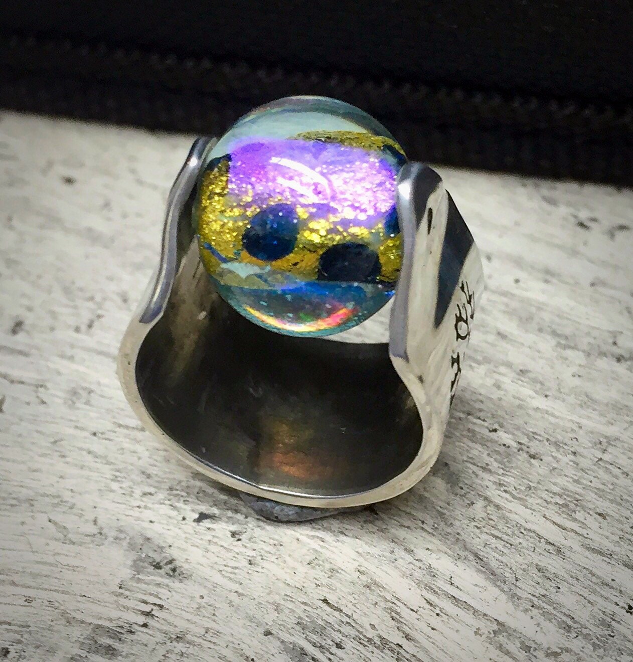 Stethoscope ID Ring Custom & Handmade With a Beautiful Italian