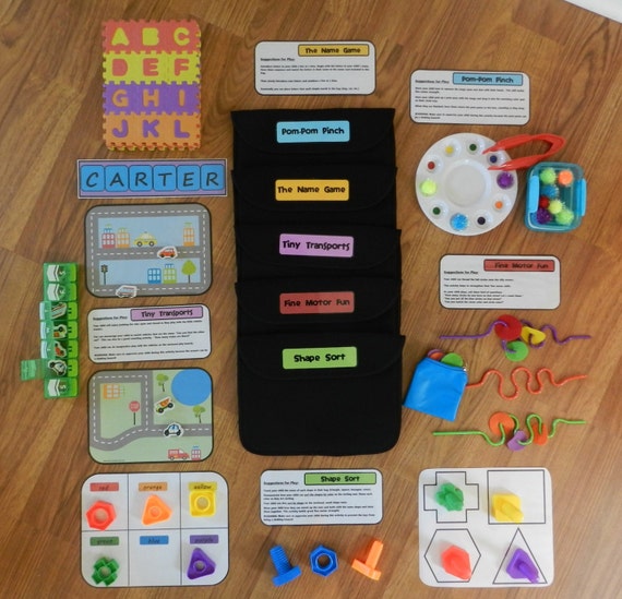 busy bags set for 2 year old toddler activities toddler