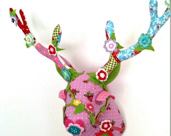 Faux taxidermy Deer Head Wall